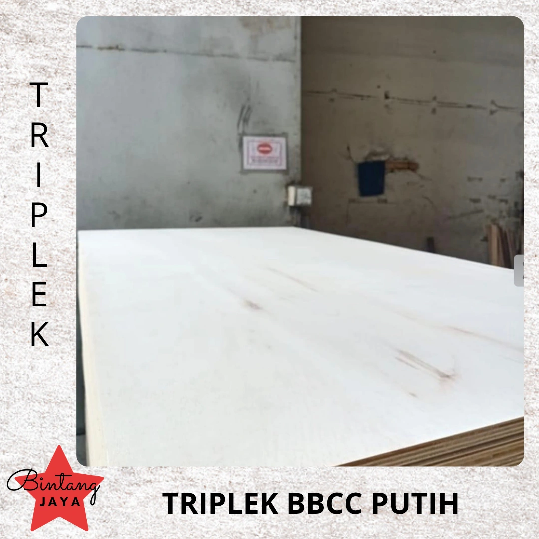triplek bbcc putih bintang jaya triplek